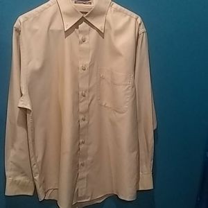 Nordstrom men's medium tan dress shirt.